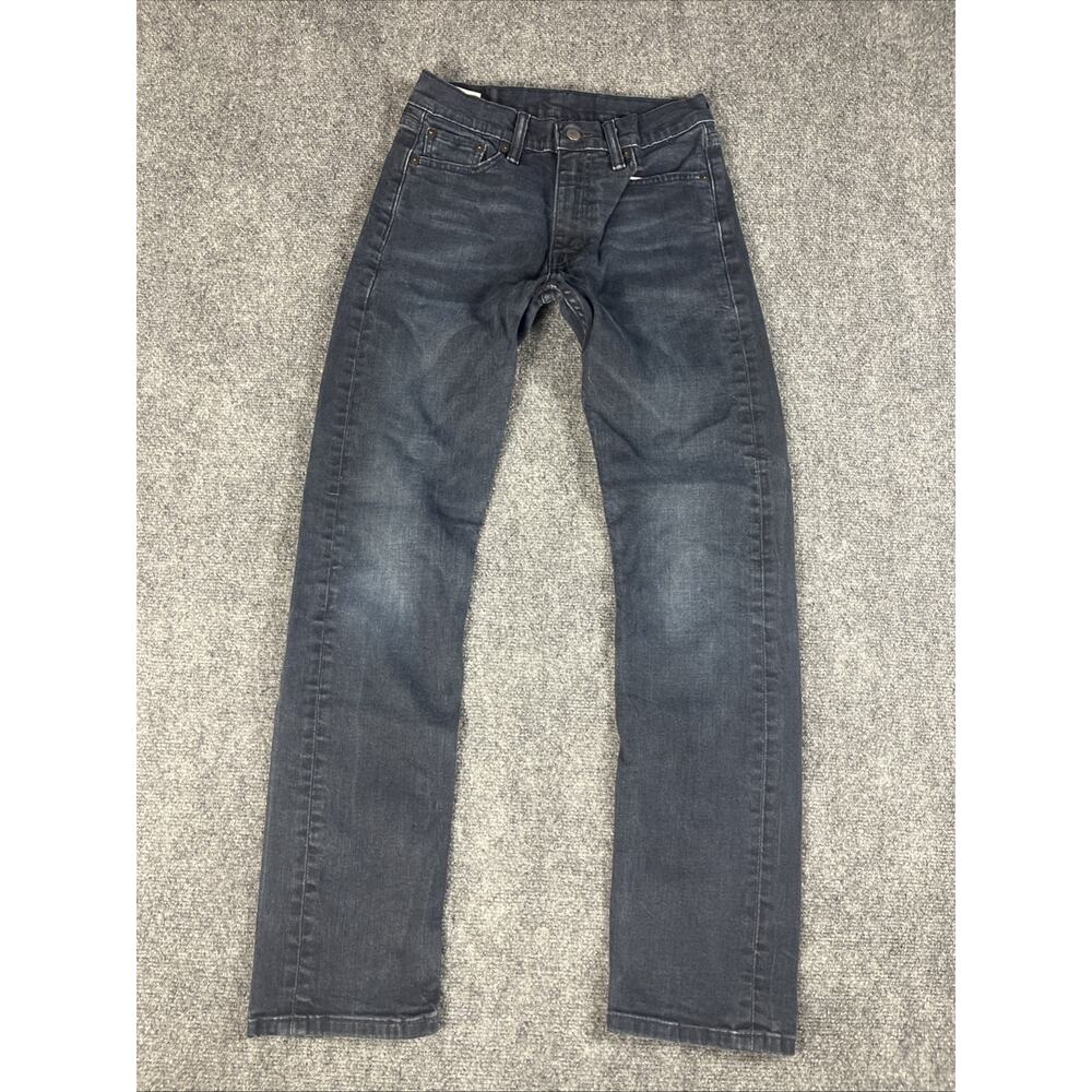 Levis 513 Jeans Mens 29x32 Blue Straight Leg Slim Fit Dark Wash